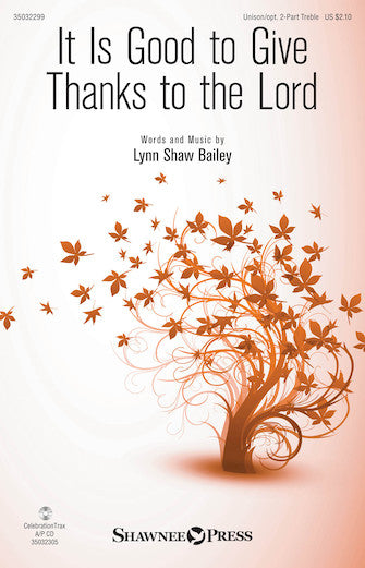 It Is Good To Give Thanks To The Lord Sheet Music Preview