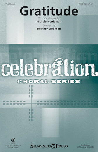Gratitude (arr. Heather Sorenson) - Percussion Sheet Music Preview