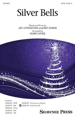 Silver Bells (arr. Mark Hayes) - Guitar Sheet Music Preview