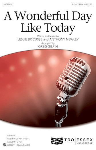 A Wonderful Day Like Today (arr. Greg Gilpin) Sheet Music Preview