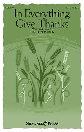 In Everything Give Thanks Sheet Music Preview
