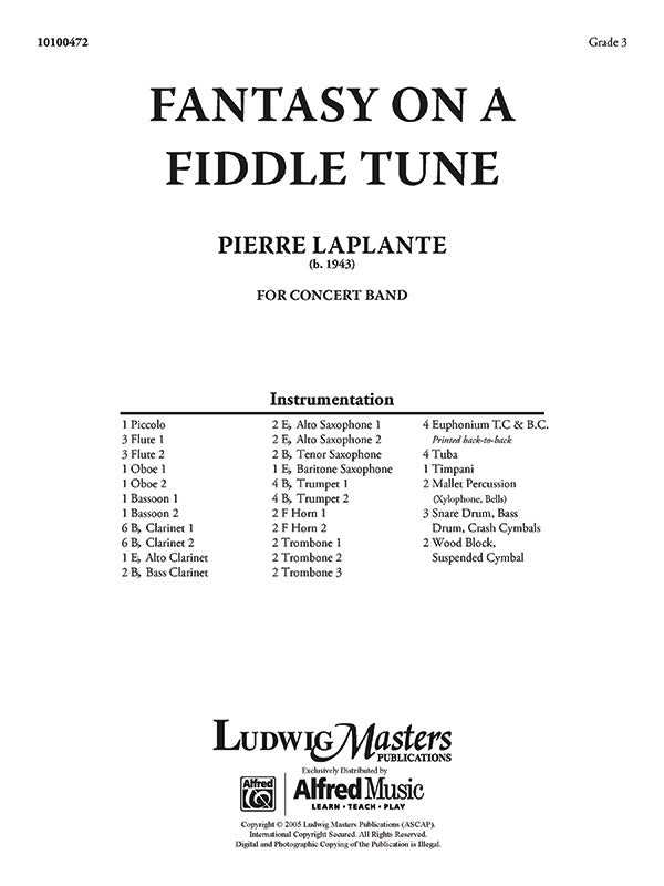 Fantasy on a Fiddle Tune Cover Image
