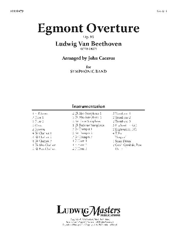 Egmont Overture Cover Image