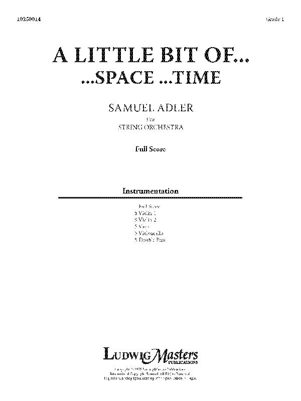 A Little Bit Of Space Time Cover Image