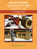 Sound Training: 26 Chorales of J.S. Bach, F Treble Clef Cover Image