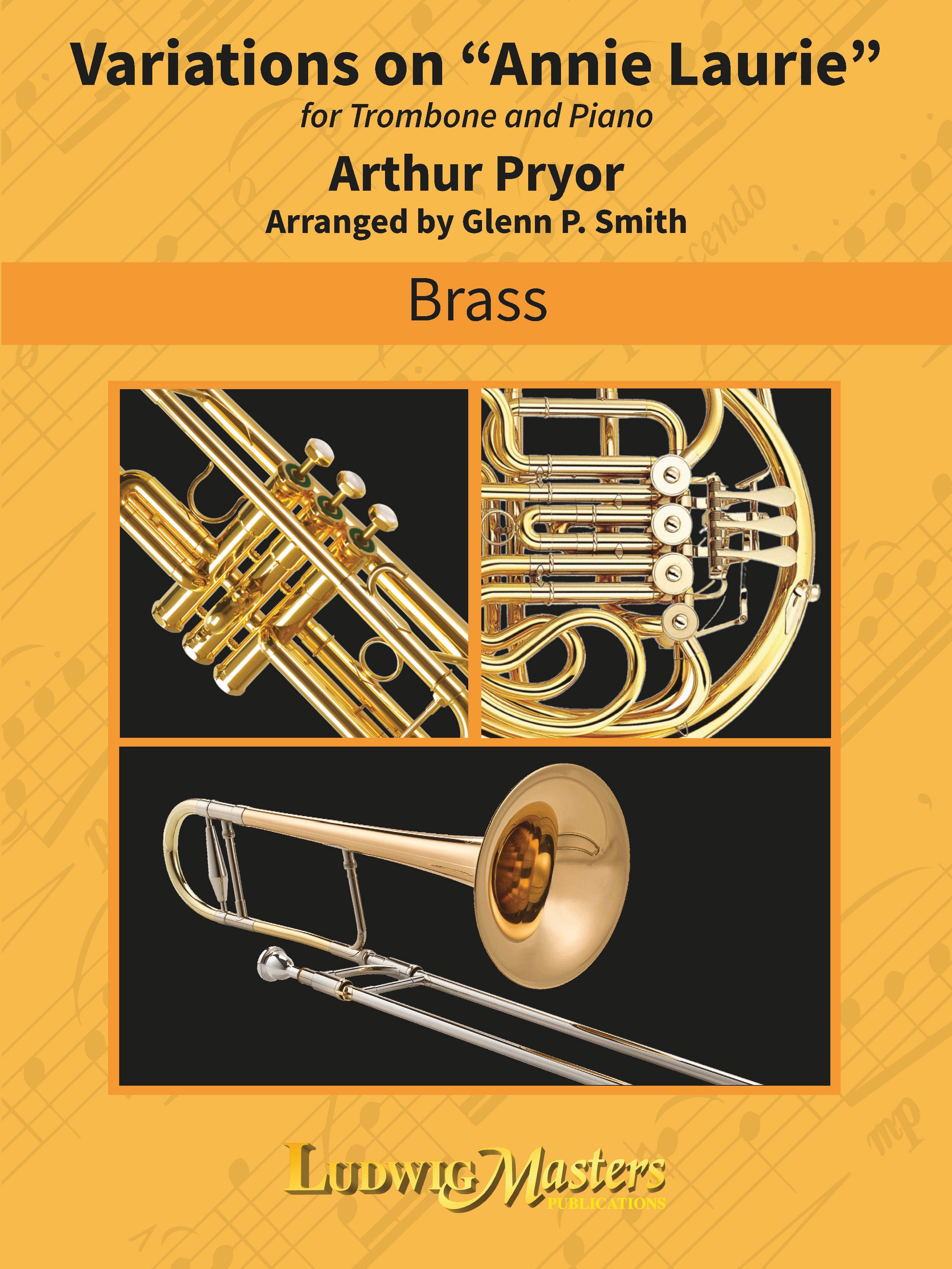 Variations on Annie Laurie for Trombone or Baritone and Piano Cover Image
