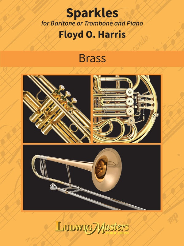 Sparkles for Trombone or Baritone and Piano Cover Image