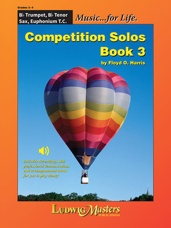 Competition Solos, Book 3 Trumpet, Tenor Sax or Euphonium TC Cover Image