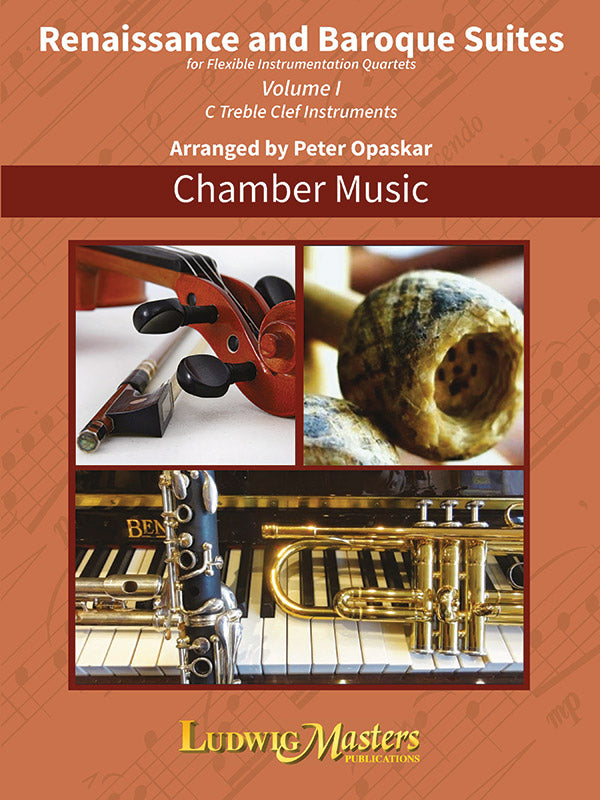 Renaissance and Baroque Suites, Vol. 1 - C Treble Clef Book Cover Image