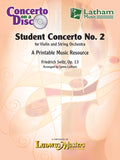 Seitz Student Concerto No. 2 - String Orchestra Parts on CD Cover Image