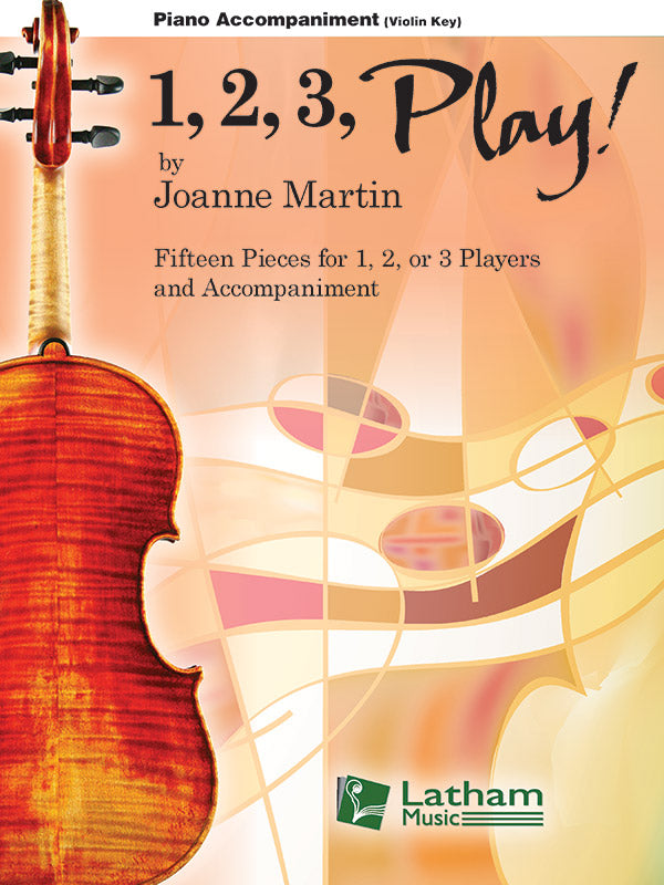1, 2, 3, Play! - Violin Key Piano Accompaniment Cover Image