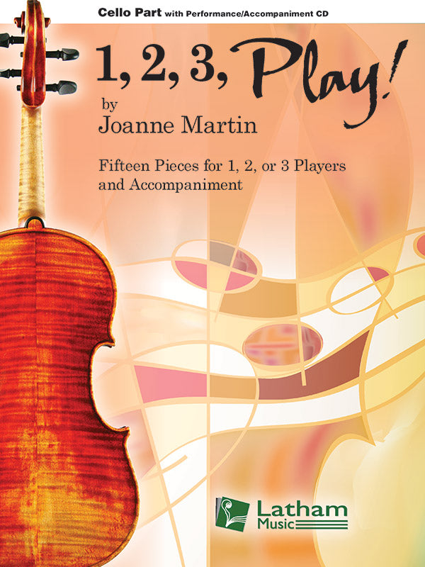 1, 2, 3, Play! - Cello Part with CD Cover Image