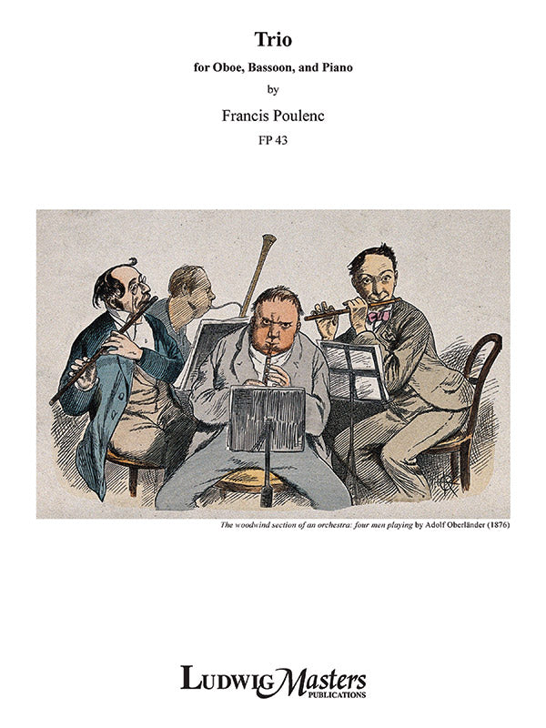 Trio for Oboe, Bassoon, and Piano, FP 43 Cover Image