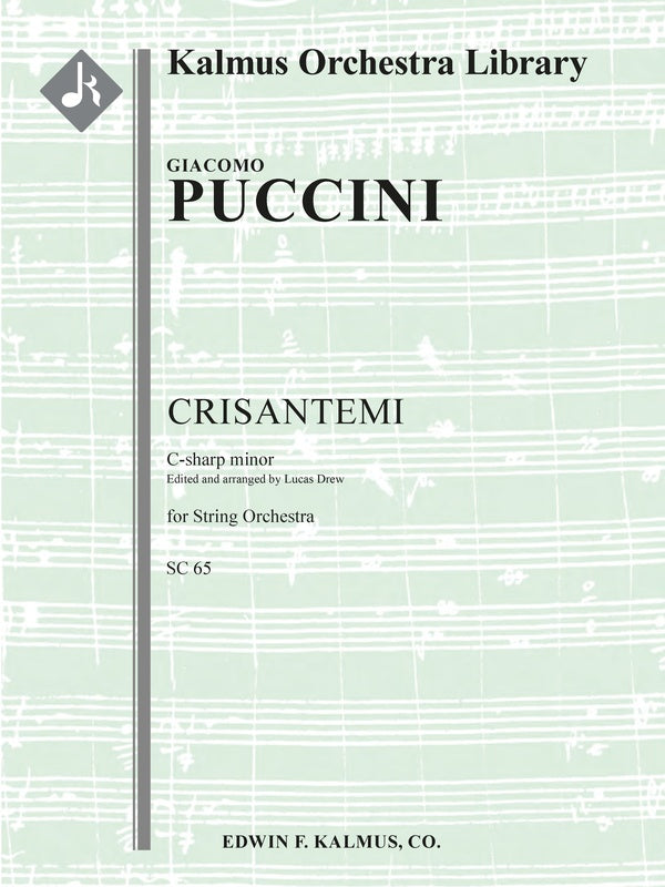 Crisantemi (Chrisanthemums) in C-sharp minor, SC 65 Cover Image