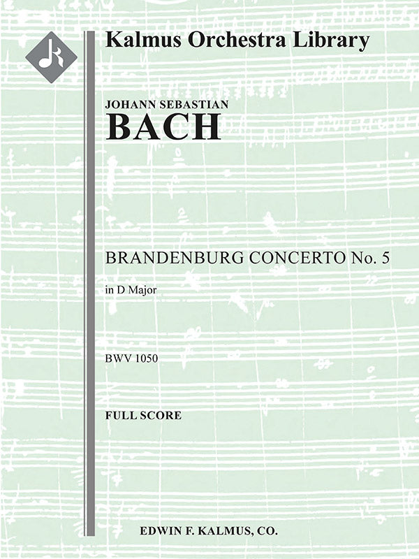 Brandenburg Concerto No. 5 in D, BWV 1050 Cover Image