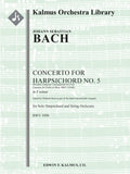 Concerto for Harpsichord No. 5 in F minor, BWV 1056 [possible composer's arrangement of a lost Concerto for Violin or Oboe, BWV 1056R] Cover Image