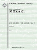 Concerto for Violin No. 2 in D, K. 211 Cover Image