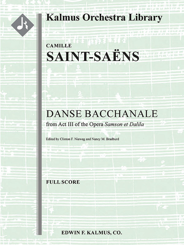 Samson and Delilah, Op. 47 (Samson et Dalila): Danse Bacchanale Cover Image