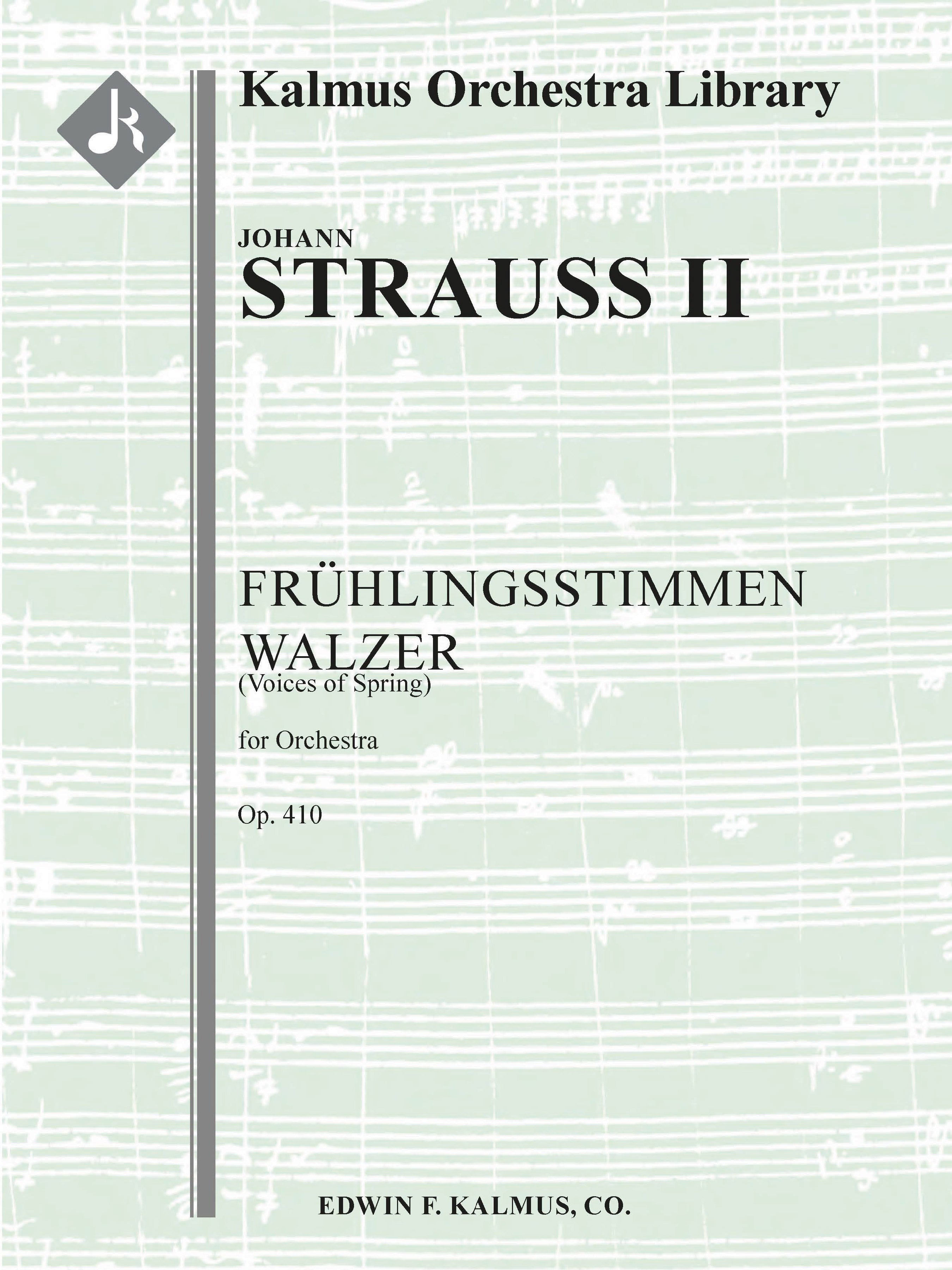 Fruehlingsstimmen Walzer, Op. 410 (Voices of Spring) Cover Image