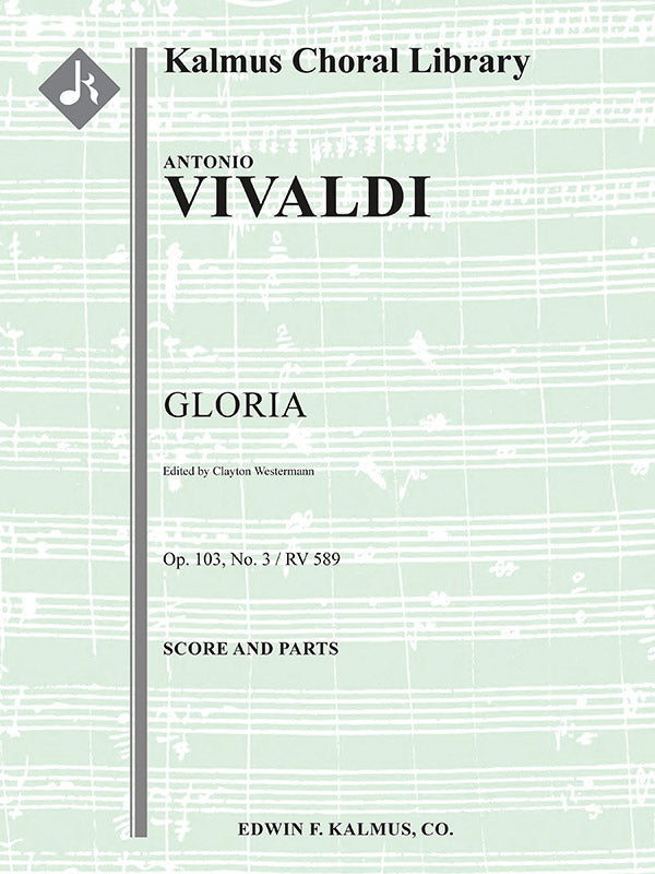Gloria in D, Op. 103 No. 3/ RV 589 Cover Image