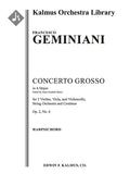 Concerto Grosso in A, Op. 2 No. 6 Cover Image