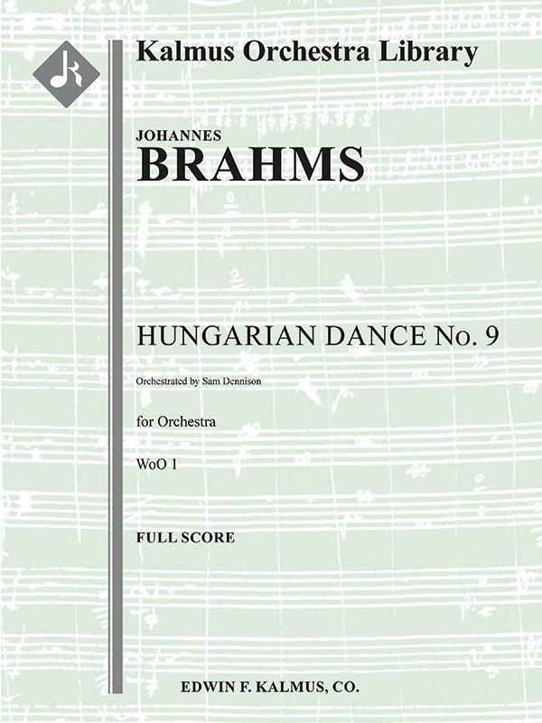 Hungarian Dance No. 9, , WoO 1 Cover Image
