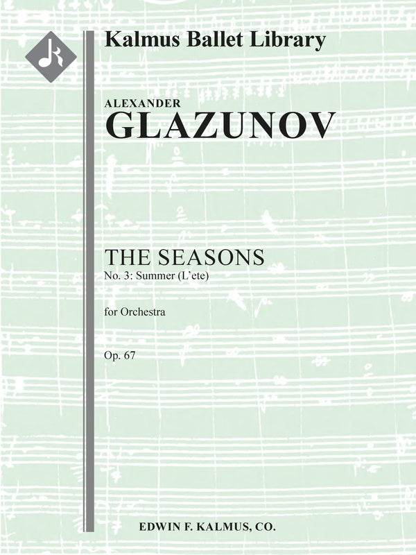 Seasons, The, Op. 67, No. 3: Summer (L'ete) Cover Image