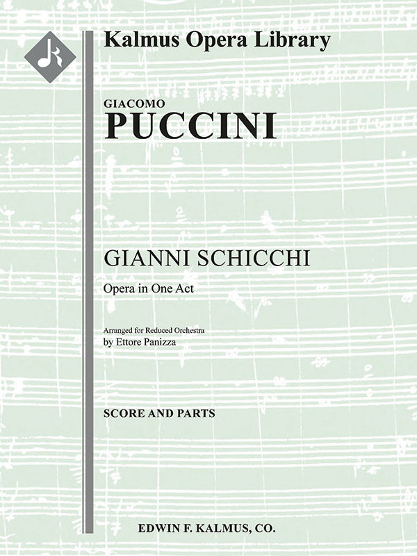 Gianni Schicchi (reduced orchestration) Cover Image