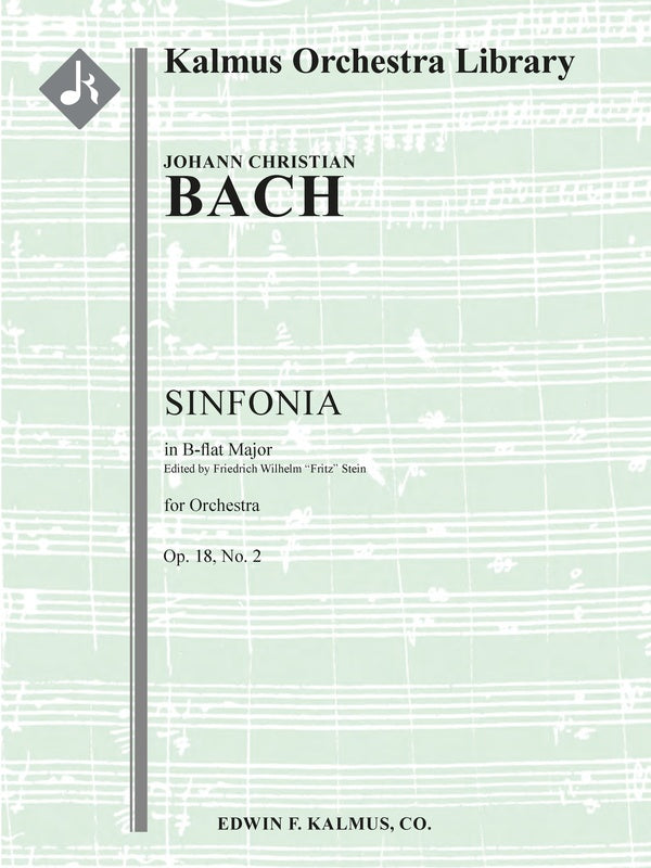 Six Grand Overtures, Op. 18, No. 2: Sinfonia in B-flat Cover Image