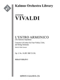 L'Estro Armonico, Op. 3, No. 10: Concerto for Four Violins & Cello in B minor, RV 580 / F.IV:10 Cover Image