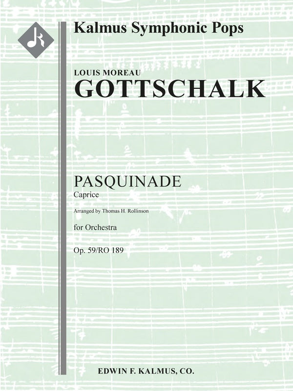Pasquinade (Caprice), Op. 59/RO 189 Cover Image