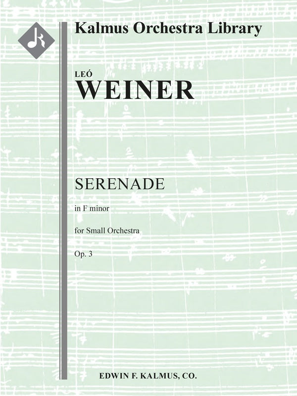 Serenade for Small Orchestra in F minor, Op. 3 Cover Image