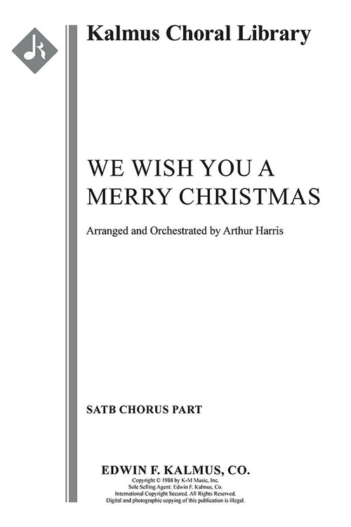 We Wish You a Merry Christmas Cover Image