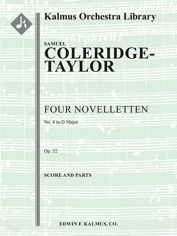 Four Novelletten, Op. 52, No. 4 in D Major Cover Image