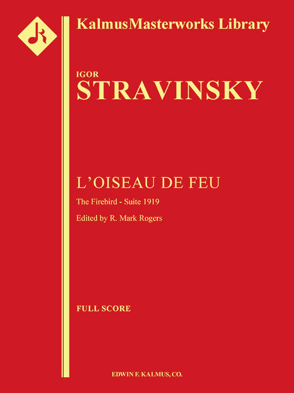 The Firebird Suite (1919): l'Ouiseau de Feu Cover Image