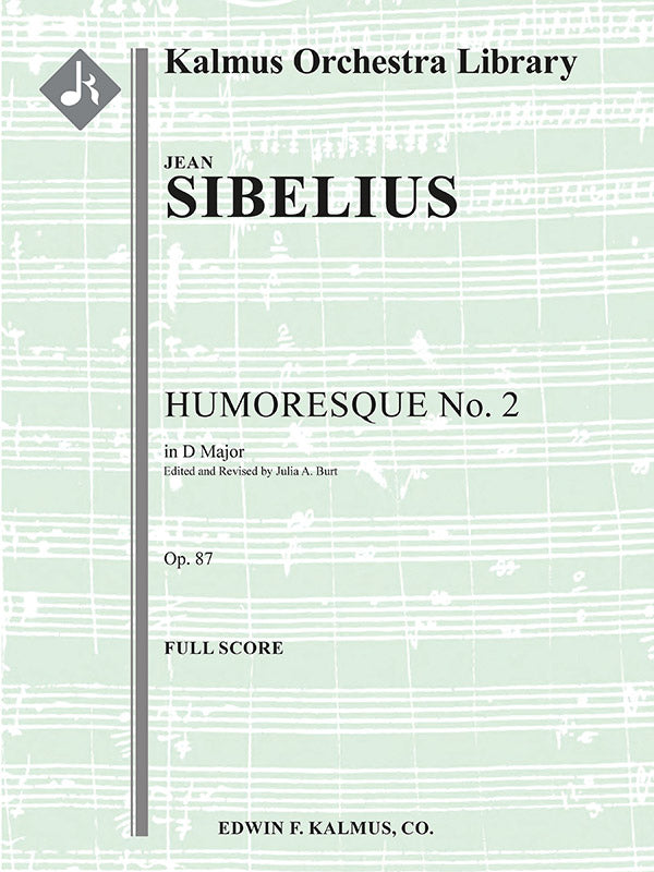 Humoresque No. 2 in D Major, Op. 87 Cover Image