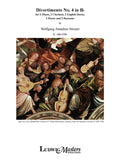 Divertimento No. 4 in B-flat, K. 186/159b Cover Image