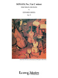 Violin Sonata No. 3 in C minor, Op. 45 Cover Image