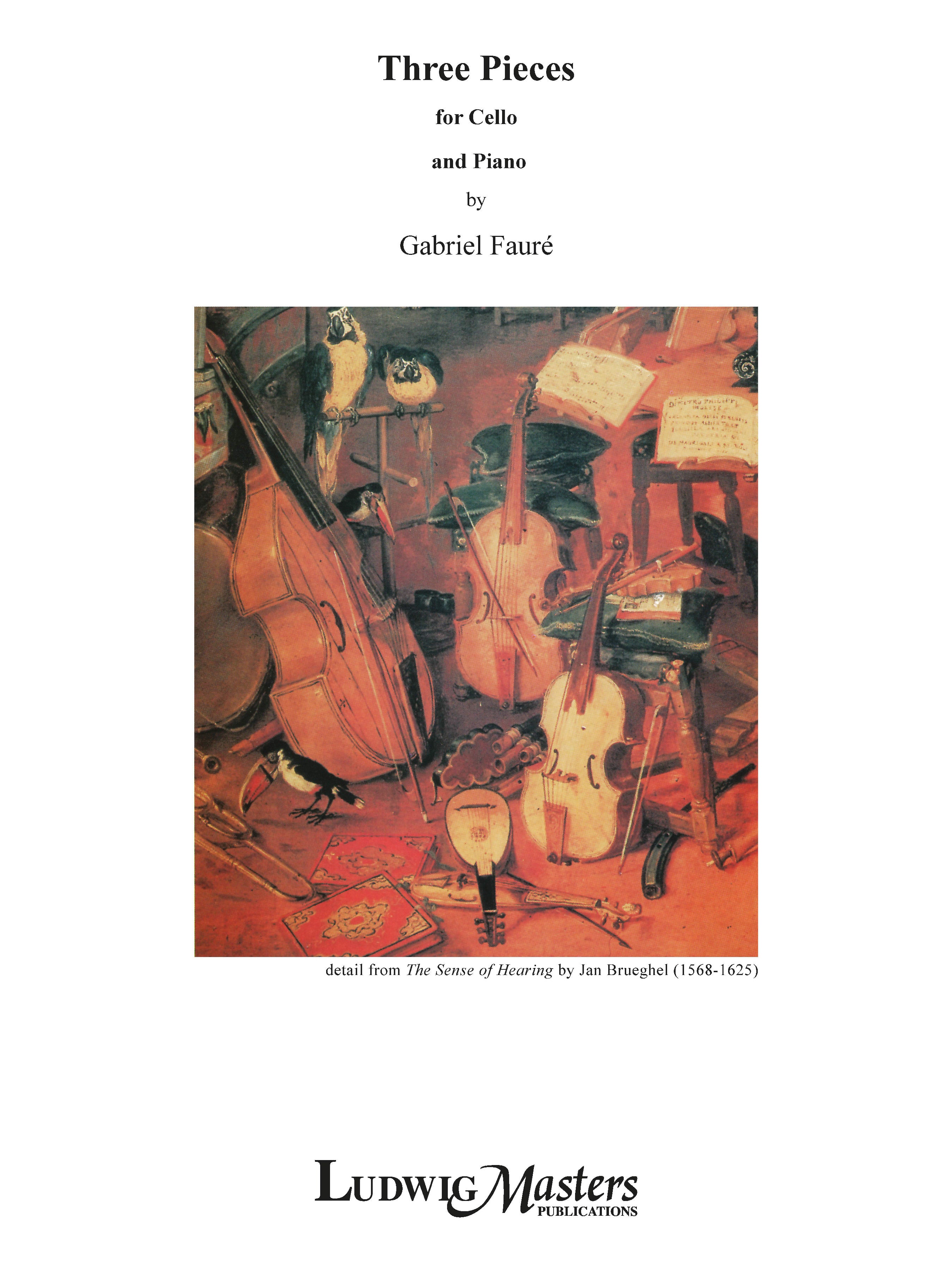 Three Pieces for Cello and Piano Cover Image