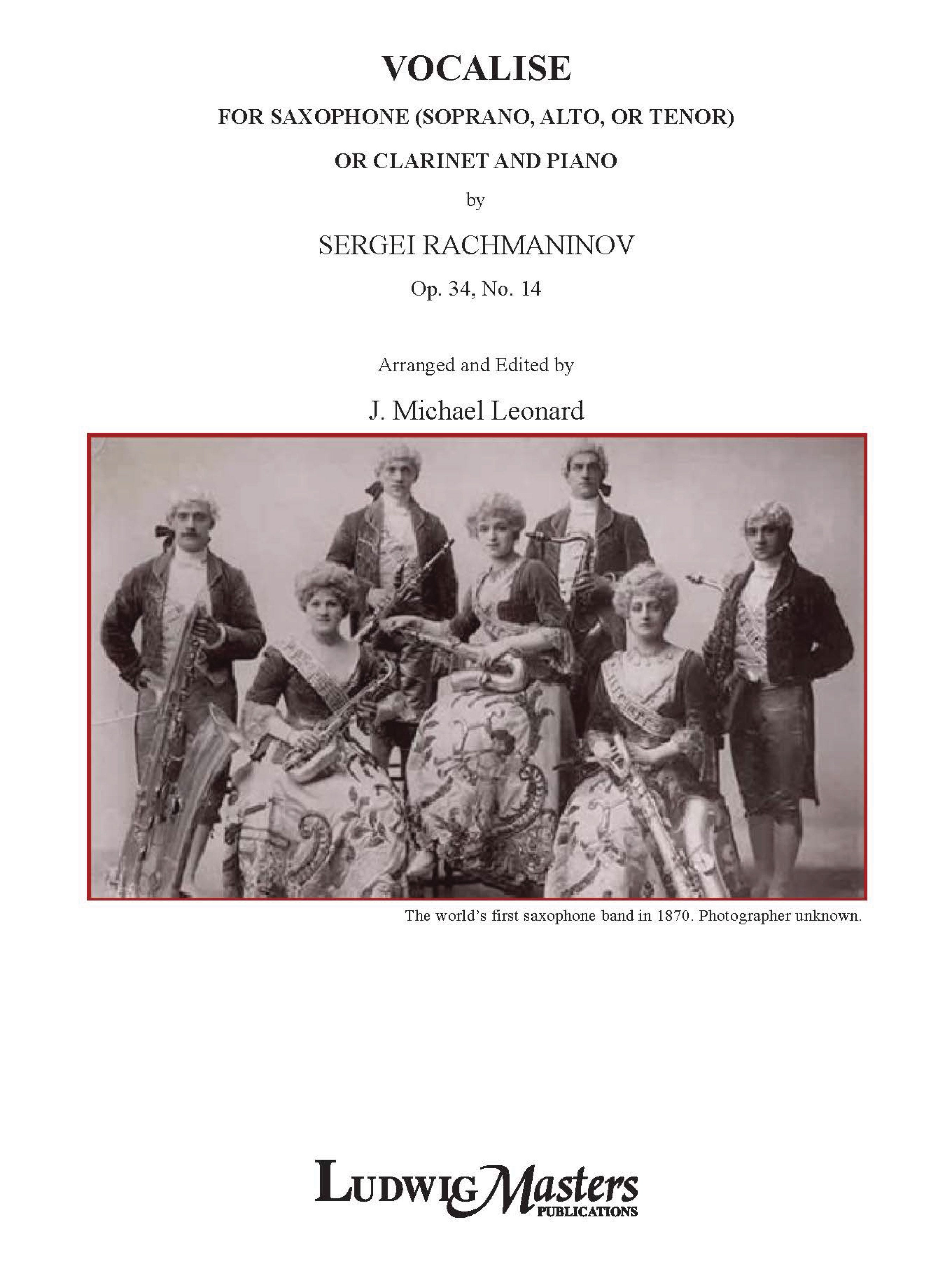 Vocalise, Op. 34, No. 14 Cover Image