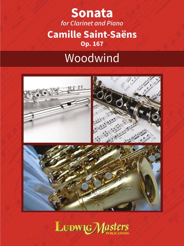 Sonata for Clarinet, Op. 167 Cover Image