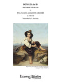 Sonata in B flat, K. 378/317d, for Oboe and Piano Cover Image