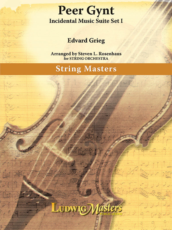 Peer Gynt Incidental Music Suite Set 1 for String Orchestra Cover Image