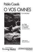 O Vos Omnes (O Ye People) Cover Image