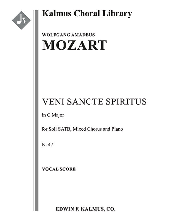 Veni Sancte Spiritus, K. 47 Cover Image