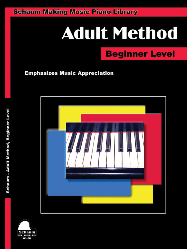 Piano for Adults, Beginner Level Cover Image