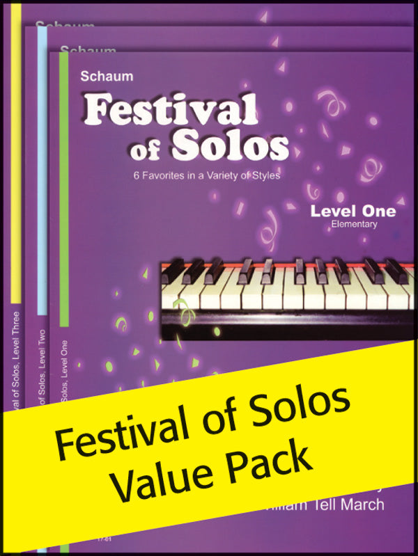 Festival of Solos 1-3 (Value Pack) Cover Image