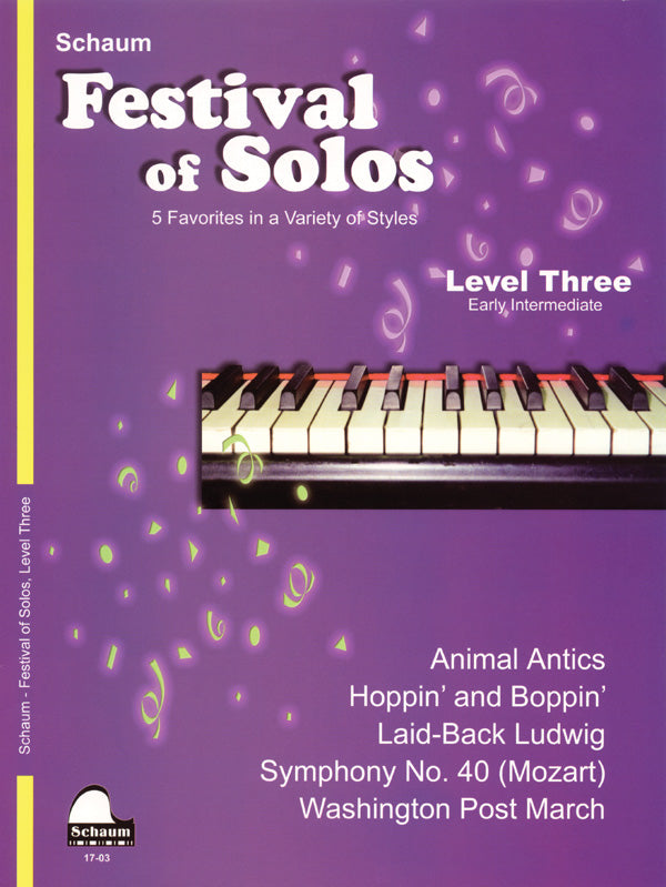 Festival of Solos, Level 3 Cover Image