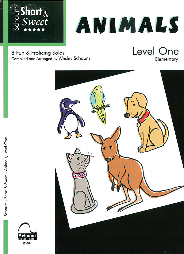 Short & Sweet Animals, Level 1 Cover Image