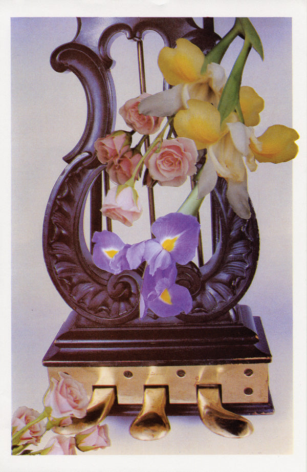Schaum Recital Programs (Blank) #20: Pedal Lyre with Flowers Cover Image